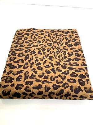 Sábana plana Home Treasures patrón leopardo talla queen algodón estampado animal Foto 1 de 4