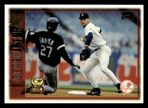 Derek Jeter 1997 Topps Gold Cup Card #13 New York Yankees