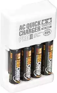 New Tamiya 55116 Mini 4WD Neo Champ Ni-MH Battery (4 pcs.) & AC Quick Charger II - Picture 1 of 2