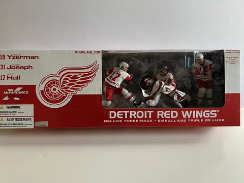 McFARLANE NHL SPORTS PICKS DETROIT RED WINGS YZERMAN JOSEPH HULL DELUXE 3 PACK Cover