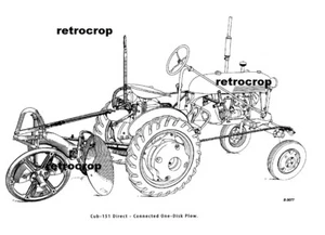McCormick CUB-151 Manual Farmall Cub Rear Semi-Mount Disc Turning Plow IH - Picture 1 of 13