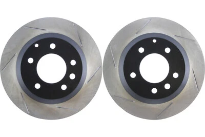 Rear PAIR Stoptech Disc Brake Rotor for 2003-2018 Porsche Cayenne (46736) - Image 1 of 4