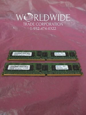 DIMM SDRAM DDR2 IBM 15R7172 FC# 1934 312E 8192MB (2x 4096MB) 276 pines 533 MHz  Foto 1 de 4
