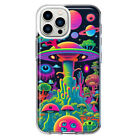 For Apple iPhone 12 Pro Shockproof Case Psychedelic Trippy UFO Alien Planet