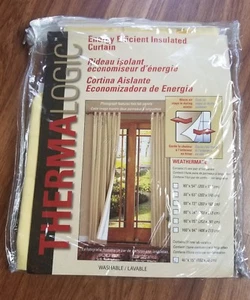 ThermaLogic Weathermate Insulated Tab Valance Yellow Light NEW Energy 40 x 15 - Picture 1 of 6
