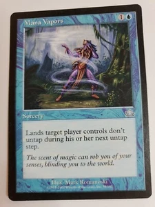 MTG Magic The Gathering Card Mana Vapors Sorcery Blue Prophecy 2000 - Picture 1 of 2