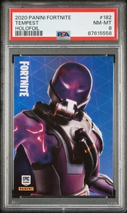2020 PANINI FORTNITE CRACKED ICE #182 TEMPEST PSA 8 - Picture 1 of 1