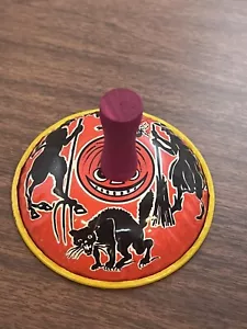 Vintage Kirchof, Newark tin Noisemaker Rattle~Devil,Bat, JOL, Witch Decorations - Picture 1 of 5
