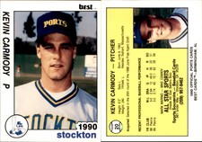 Kevin Carmody 1990 Best Stockton Ports #20 RC Card *AutographDen*