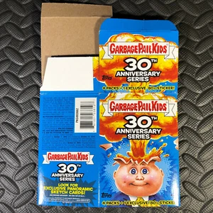 CUBO DE BASURA NIÑOS 2015 30 ANIVERSARIO CAJA DE BONIFICACIÓN VACÍA TOPPS - Imagen 1 de 2