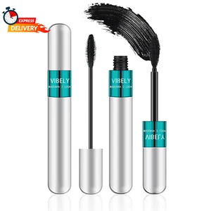 2 in 1 Mascara 5X Longer Waterproof Lash Cosmetics Natural Lengthening and Thick - Picture 1 of 12