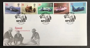 GB QEII 1998 Unaddressed Speed FDC Legends of Speed, Pendine Cancel - Picture 1 of 1