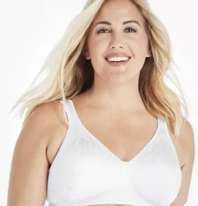 Playtex 18 Hour Bra Wirefree Ultimate Lift True Support Womens 4745 White 44 DDD - Picture 1 of 2