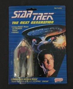 STAR TREK NEXT GENERATION ACTION FIGURE: "RIKER" GALOOB - Bild 1 von 1
