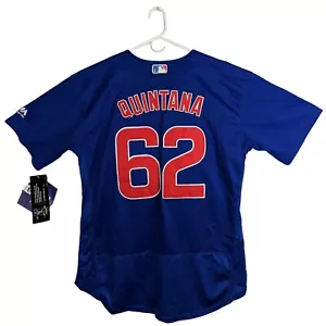 Majestic MLB Chicago Cubs Jose Quintana #62 Stitched Baseball Jersey Sz 48 NWT - Picture 1 of 9