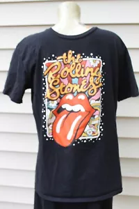 Maglietta ROLLING STONES "Pop Art" Rock con licenza, 2022 - Taglia L - Foto 1 di 3
