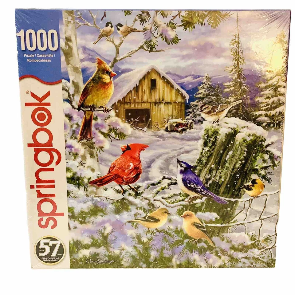 Springbok Frosty Morning Song 1000 Piece Puzzle 100 Complete