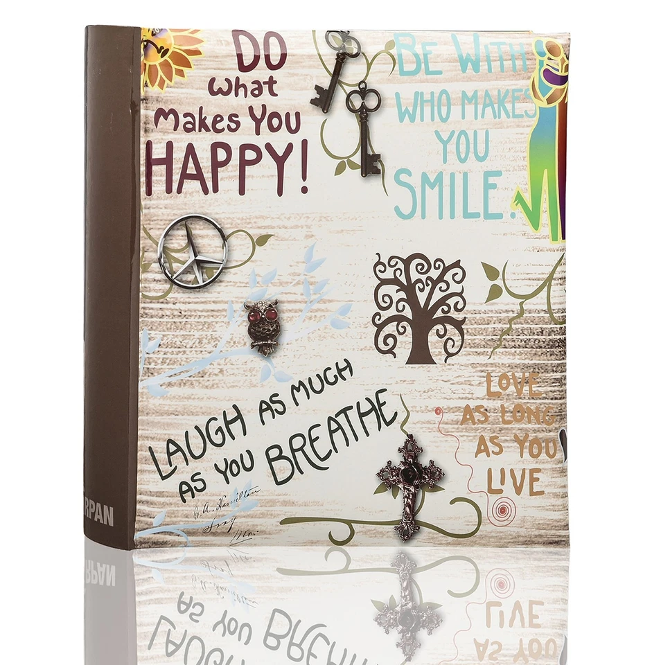 Slip In Photo Album 4x6 Inch 10x15 cm Holds 200 photos with Memo writing area - Image 1 of 1