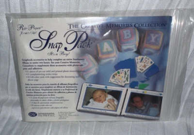 Paquete Snap Vintage 2000 "¡Es un niño!" - The Creative Memories Collection Foto 1 de 4