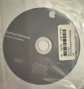 2005 Macintosh Mac AirPort Extreme Version 4.2 Software Installation CD-ROM New - Picture 1 of 1