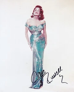 Jane Russell - American actress, singer, and model - SIGNED 10 x 8" PHOTOGRAPH - Picture 1 of 2