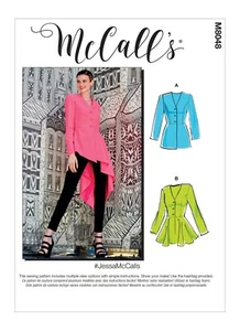 Misses Jacke mit asymmetrischem Saum Schnittmuster M8048 McCalls Gr. 14-22 - Bild 1 von 8