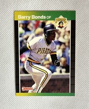 1989 Donruss Barry Bonds #92 Baseball Card Pittsburgh Pirates