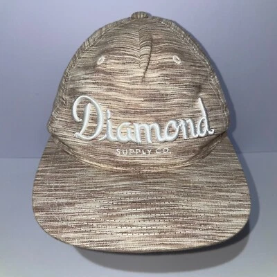 Gorra Diamond Supply Co. Snapback marrón espiga Foto 1 de 4