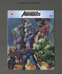 ULTIMATE AVENGERS COLLECTION - UK EXCLUSIVE BLU RAY STEELBOOK - NEW & SEALED - Picture 1 of 8