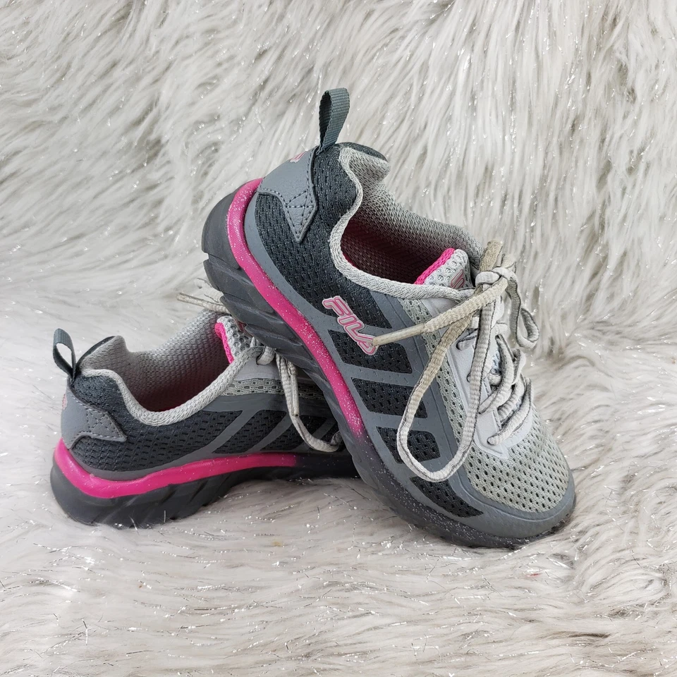 FILA Gris Rosa Juvenil Zapatos Activos Talla 13 Foto 1 de 4