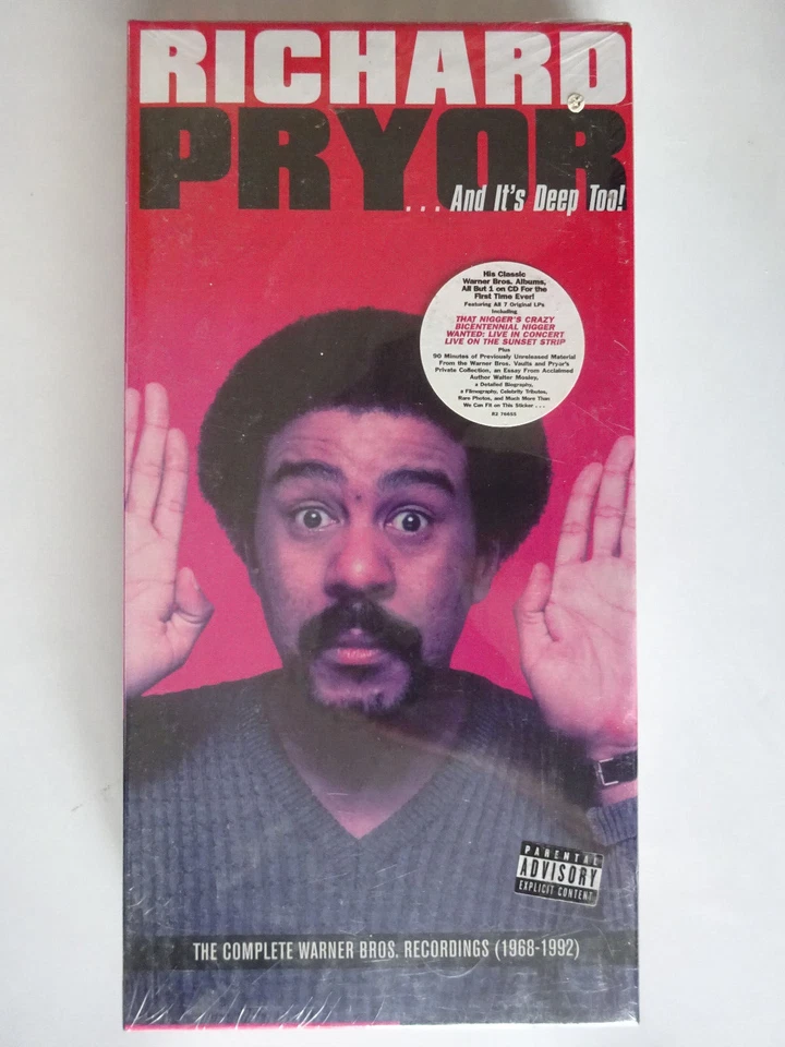 RICHARD PRYOR And It's Deep Too - NEW & SEALED Rhino 9-Disc CD Box Set (2000) - Image 1 of 3