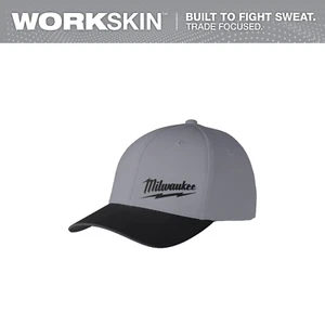 Milwaukee 507DG-SM Milwaukee Tool WORKSKIN FITTED HATS - DARK GRAY S/M - Picture 1 of 2