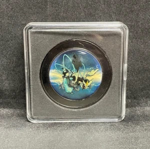 Pokemon Black Version 2 Black Kyurem Commemorative Metal Coin Token - Picture 1 of 2