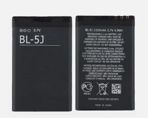 🔥Batteria Nokia BL-5J 1320mAh per Nokia 5228 5230 5800 C3 N900 X6 Lumia 520 530 - Foto 1 di 2