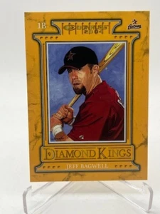 2004 DONRUSS JEFF BAGWELL DIAMOND KINGS #D 0701/2500 SP HOF - Picture 1 of 1