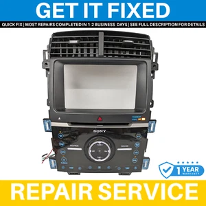 2011 - 2014 FORD EDGE OEM RADIO AC CLIMATE CONTROL PANEL GET YOURS FIXED! - Foto 1 di 14