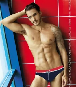 Sexy Herren Badehose Self Gr.S-L Schwarz oder Blau (Mod. L5) Neu - Bild 1 von 10