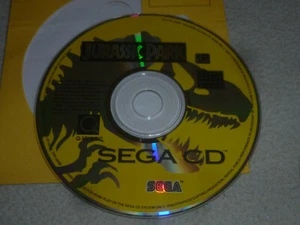 SEGA CD VIDEO GAME JURASSIC PARK DISC 1993 VINTAGE UNIVERSAL CDX XEYE - Picture 1 of 1