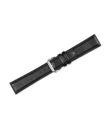 DeBeer Paris Watch band 14mm Black Lizard Grain #23-14 Straps NWT Bargains Buys - Image 1 of 4