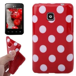 Custodia Protettiva di Design Backcover Cellulare Punti per LG Optimus L3 II ( / - Foto 1 di 4