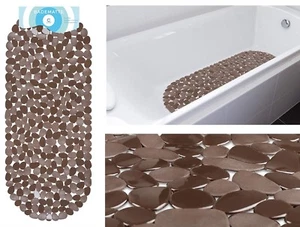Circul 99 x 39 cm Braun Badewanneneinlage Badewanne Einlage Anti Rutsch Matte - Picture 1 of 7