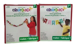 Creatology Holiday Garland Kits – “Pom & Bell” + “Merry Banner” – 2 Pack - Picture 1 of 6