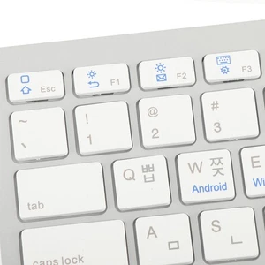 Korean Wireless Keyboard Mini 78 Keys Thin Portable White Computer Ke - Picture 1 of 23