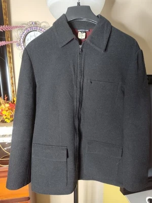 ABRIGO JONES NEW YORK HOMBRE BOTONES Y CREMALLERA MEZCLA LANA NEGRO TALLA: M Foto 1 de 4