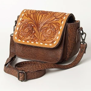 Bolso Bandolera AD American Darling Cuero Genuino Tocado a Mano Mujer Western - Imagen 1 de 5