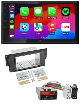 JVC Bluetooth USB MP3 2DIN DAB Autoradio für LandRover Free Lander 2007-2010 - Bild 1 von 4