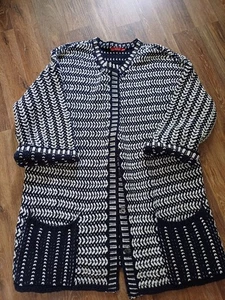 Esprit Strickmantel,  Blau/Weiß,Größe  L, Neu,!!! - Bild 1 von 5