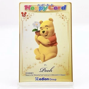 Pooh #5 Disney × Edion Happy Card Promo 2010 Japan Limited Very Rare F/S - Bild 1 von 8