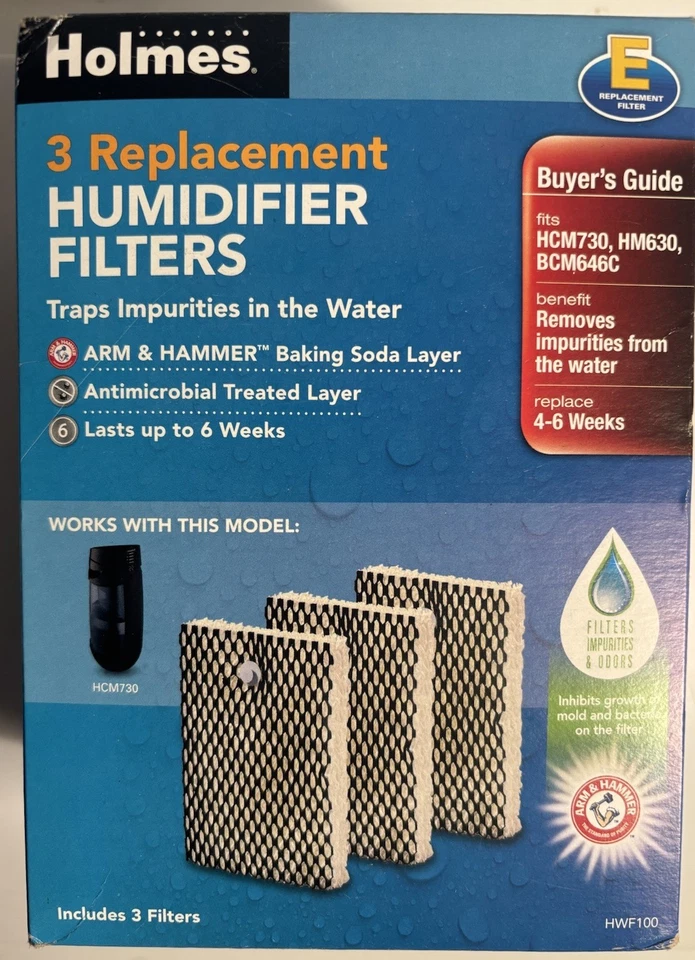 Holmes Pack Of 3 HWF100 Replacement Humidifier Filter - Image 1 of 1