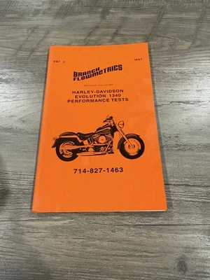 Branch Flowmetrics Performance Tests Volume 3 Evolution 1340 1997 Book - Image 1 of 3